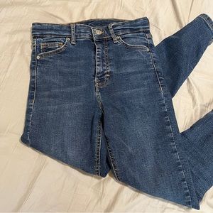 TOPSHOP High-waisted Skinny Jamie Jeans